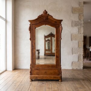 Wardrobe Louis Philippe 1860 Mahogany