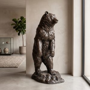 Sculpture Bear Bronze 1,15 m