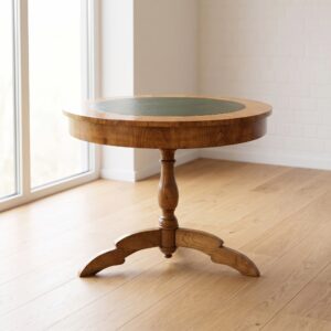 Game Table Biedermeier 1820 Ash Wood