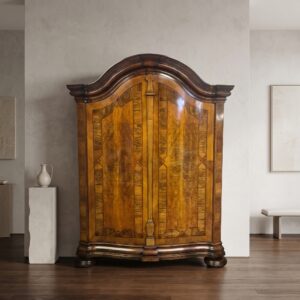 Wardrobe Baroque style 1880 Walnut