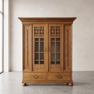 Bookcase Late Jugendstil 1920 Oak