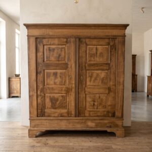 Wardrobe Biedermeier 1820 Oak