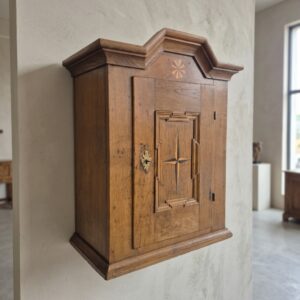 Late Baroque Hanging Cabinet 1780 Oak