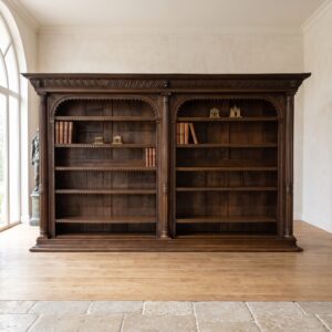 Neo-Renaissance Oak Library/Lawyer's Cabinet (c. 1880)