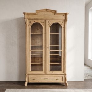 Display Cabinet Gründerzeit 1880 Pine