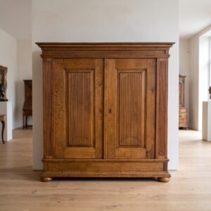 Wardrobe Biedermeier 1820 Oak