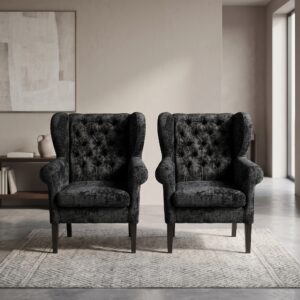 Set Dining Chairs Black