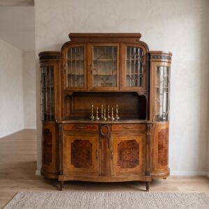 Display Cabinet Art Déco 1920 Walnut