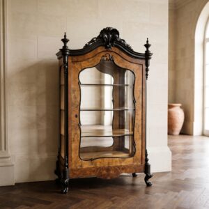 Display Cabinet Neo-Rococo 1860 Walnut