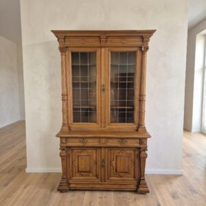 Display Cabinet Gründerzeit 1880 Oak