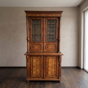 Gründerzeit Walnut Office/File Cabinet (c. 1880)