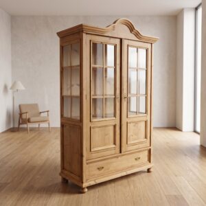 Display Cabinet Gründerzeit 1890 Pine