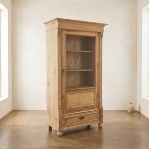 Display Cabinet Jugendstil 1900 Pine