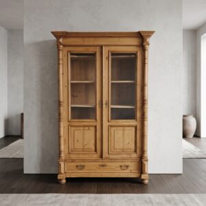 Bookcase Gründerzeit 1880 Pine