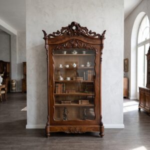 Display Cabinet Louis Philippe 1850 Mahogany