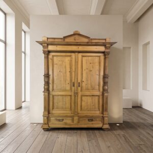 Wardrobe Gründerzeit 1880 Pine