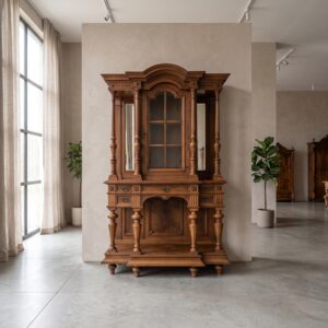 Kitchen Cabinet Gründerzeit 1890 Walnut