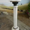 Säule Pfeiler Marmor Weiß 1,14 m