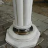 Säule Pfeiler Marmor Weiß 1,14 m