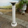 Säule Pfeiler Marmor Weiß 1,14 m