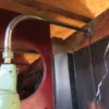 Industrielampe Wandlampe Hellgrün-Weiß Ø 0,36 m