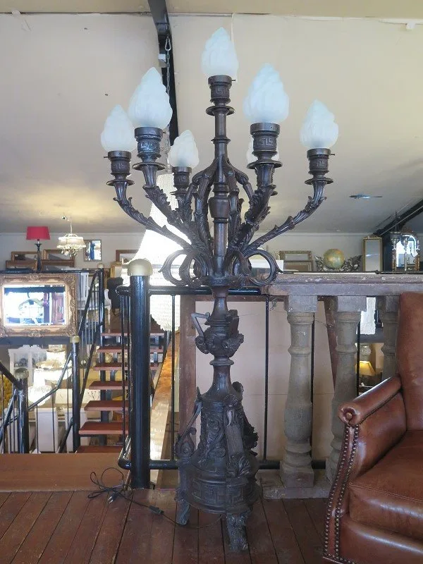 Stehlampe Laterne Bronze 1,86 m