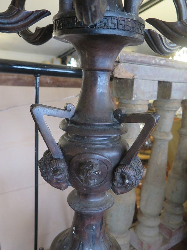 Stehlampe Laterne Bronze 1,86 m