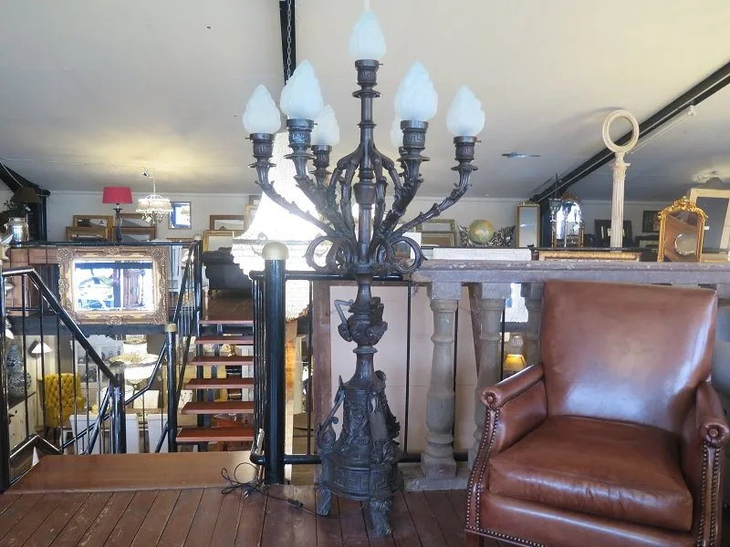 Stehlampe Laterne Bronze 1,86 m