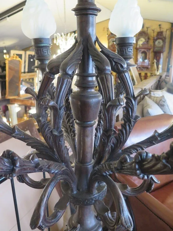 Stehlampe Laterne Bronze 1,86 m