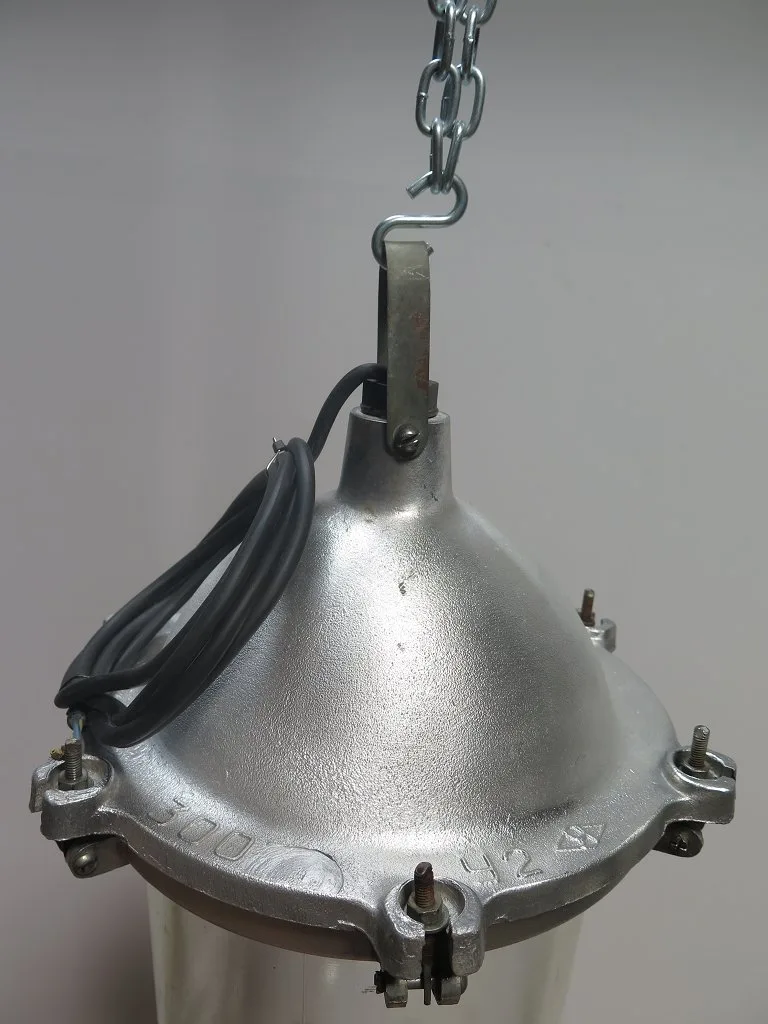 Lampe Industrielampe Silber Ø 0,32 m