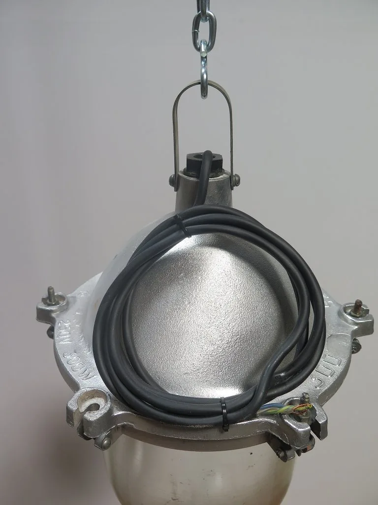 Lampe Industrielampe Silber Ø 0,32 m