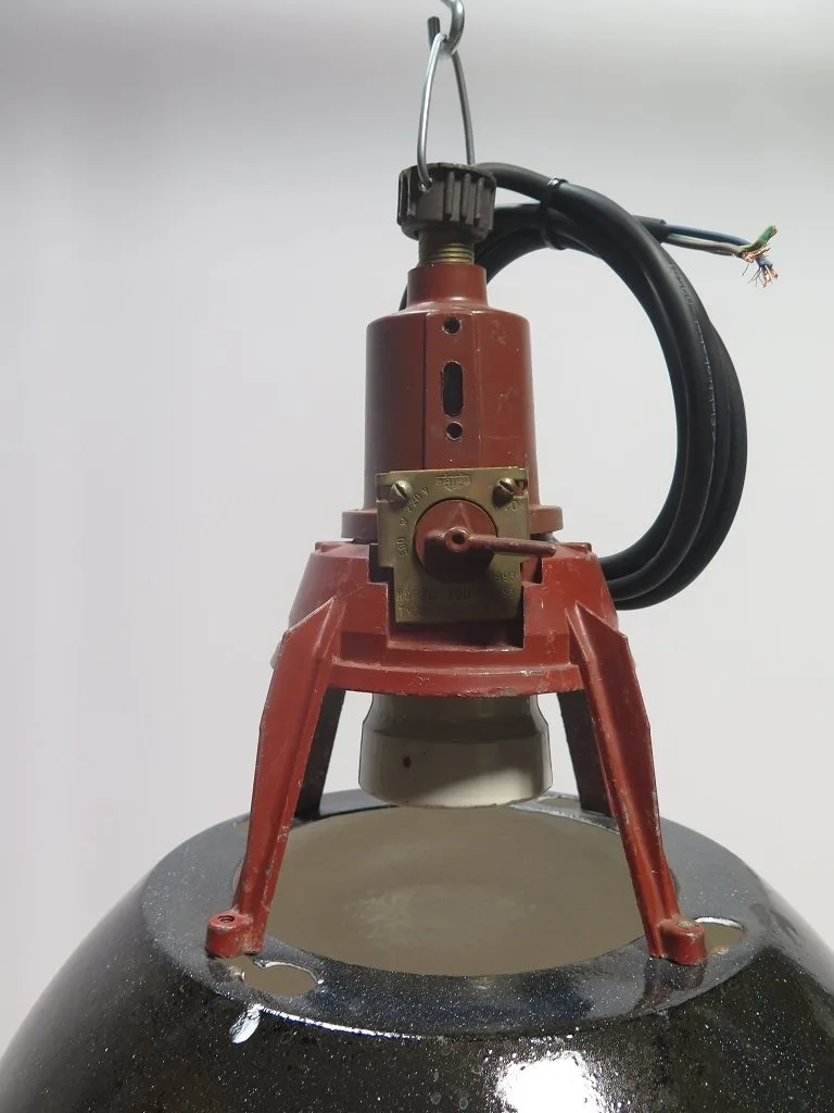Lampe Industrielampe Schwarz Ø 0,55 m