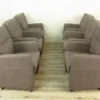 16020 Stuhl / Sessel auf Rollen Sand Setpreis