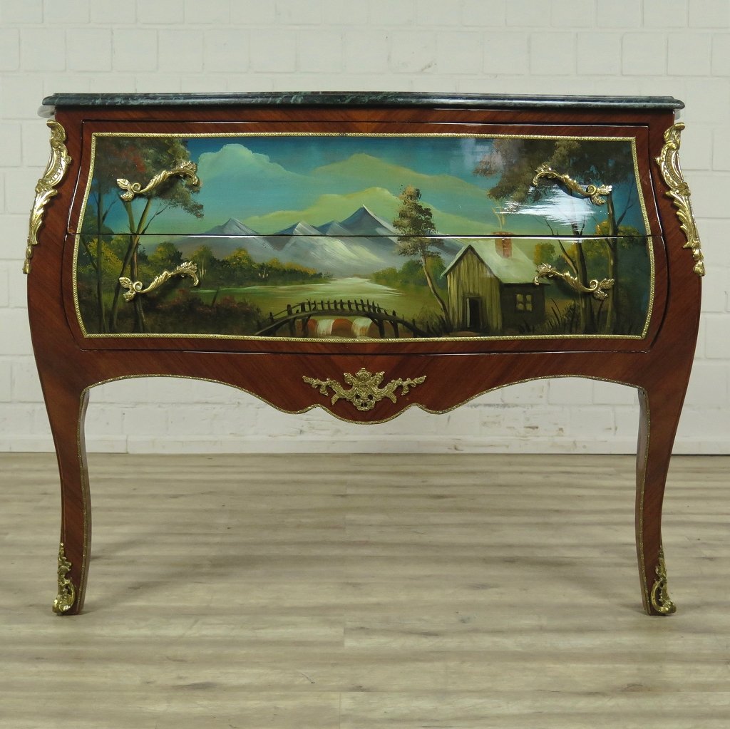 Barockkommode handbemalt 1,17 m