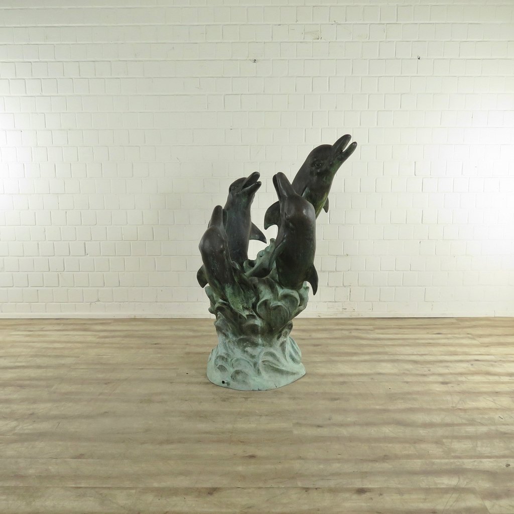 Wasserspeier Delphine Bronze 1,50 m