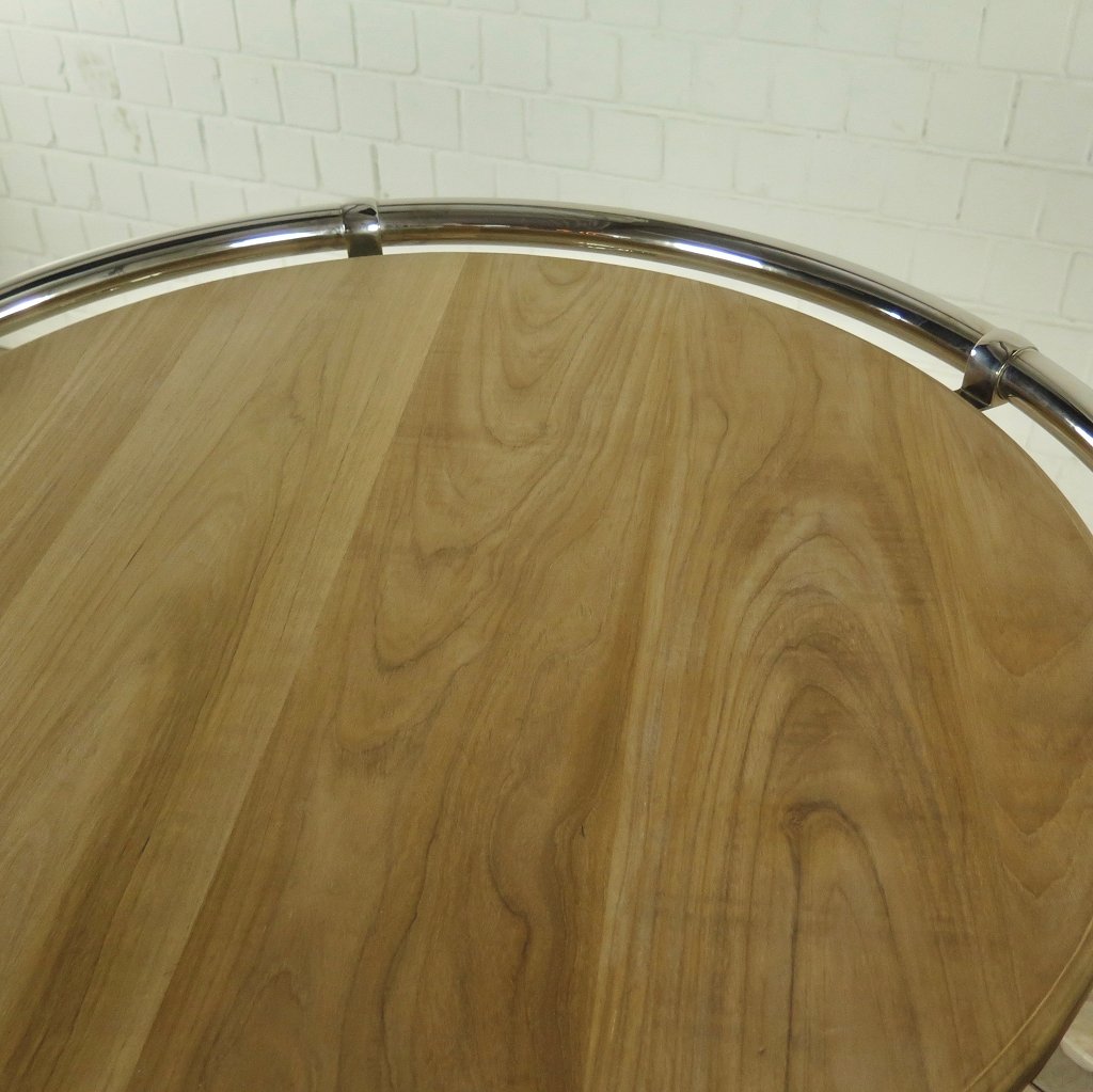 Stehtisch Teakholz Ø 0,95 m