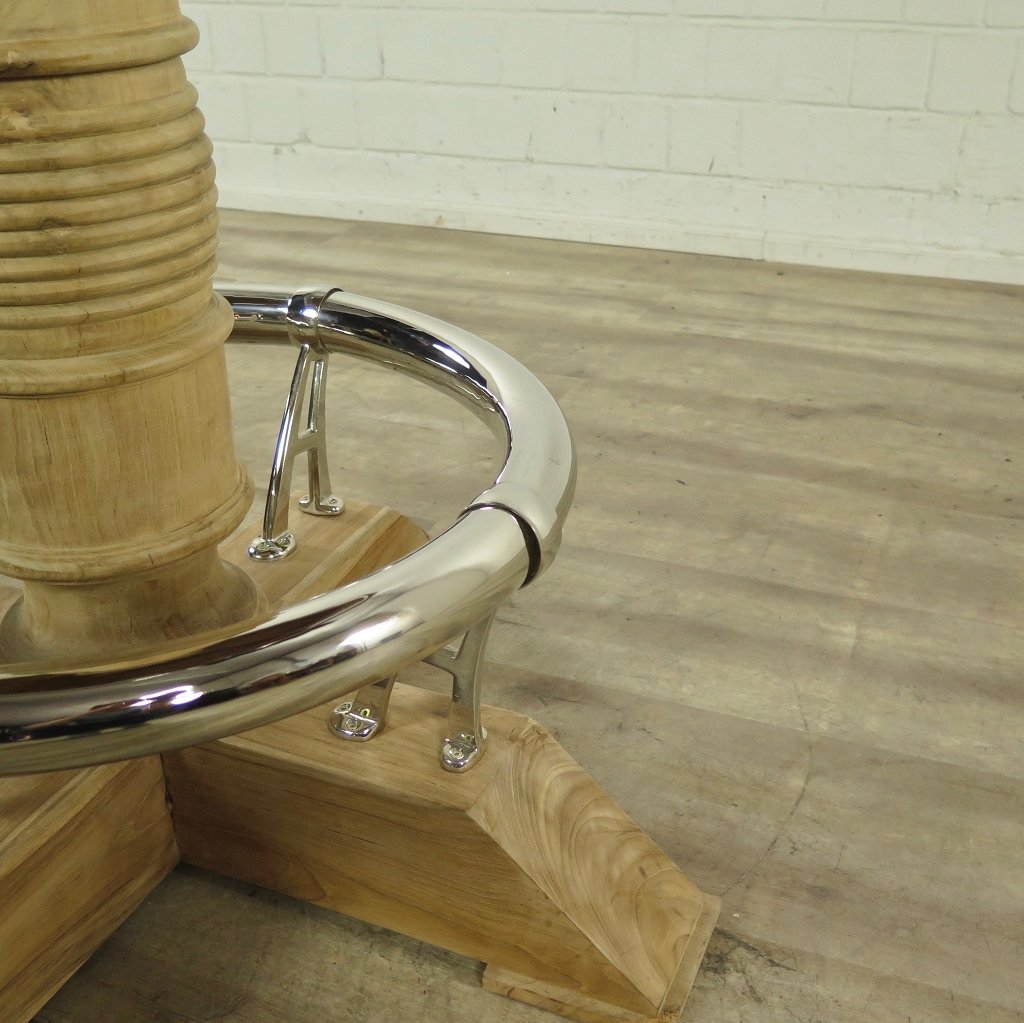 Stehtisch Teakholz Ø 0,95 m