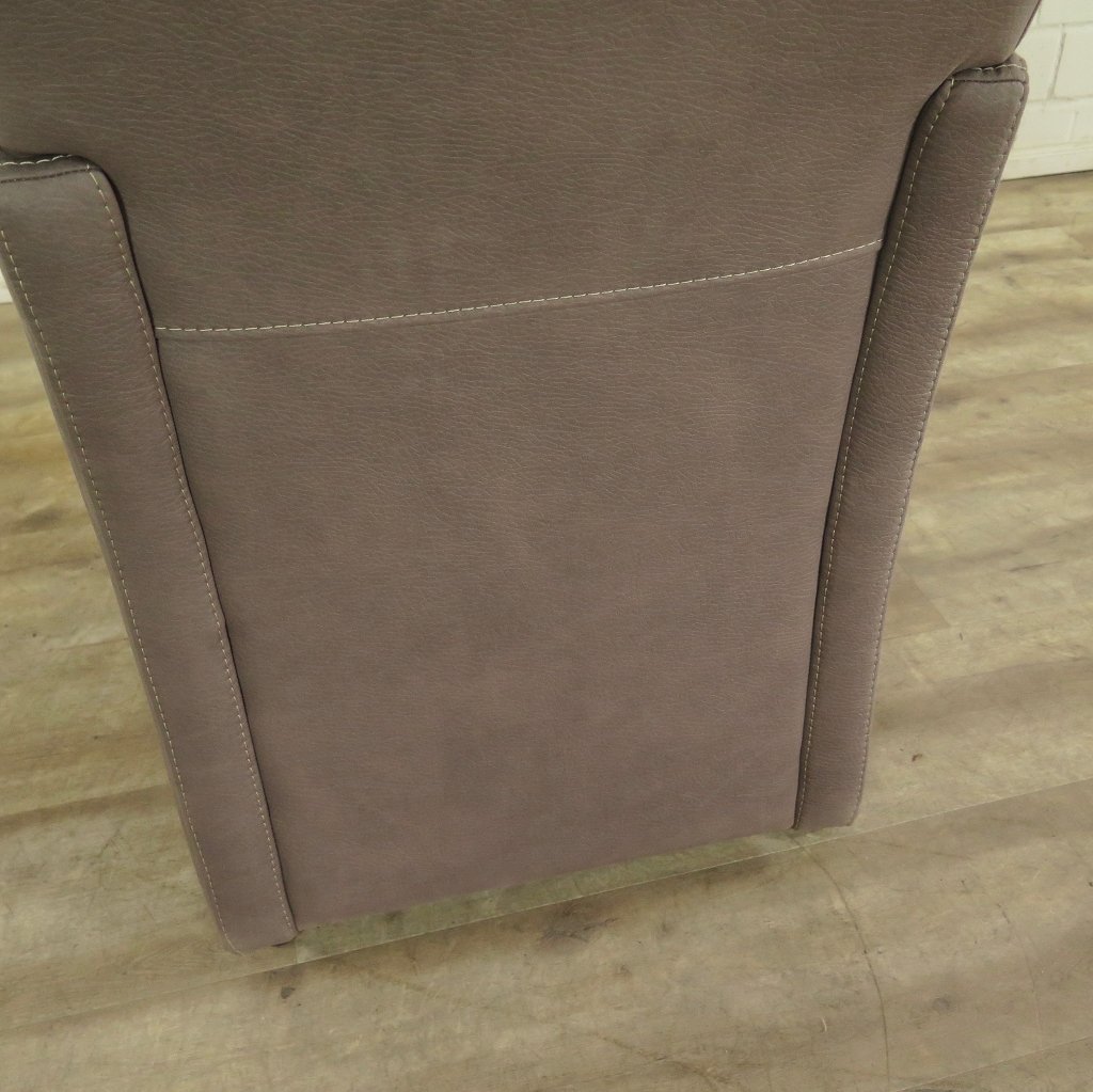 Stuhl / Sessel auf Rollen Taupe