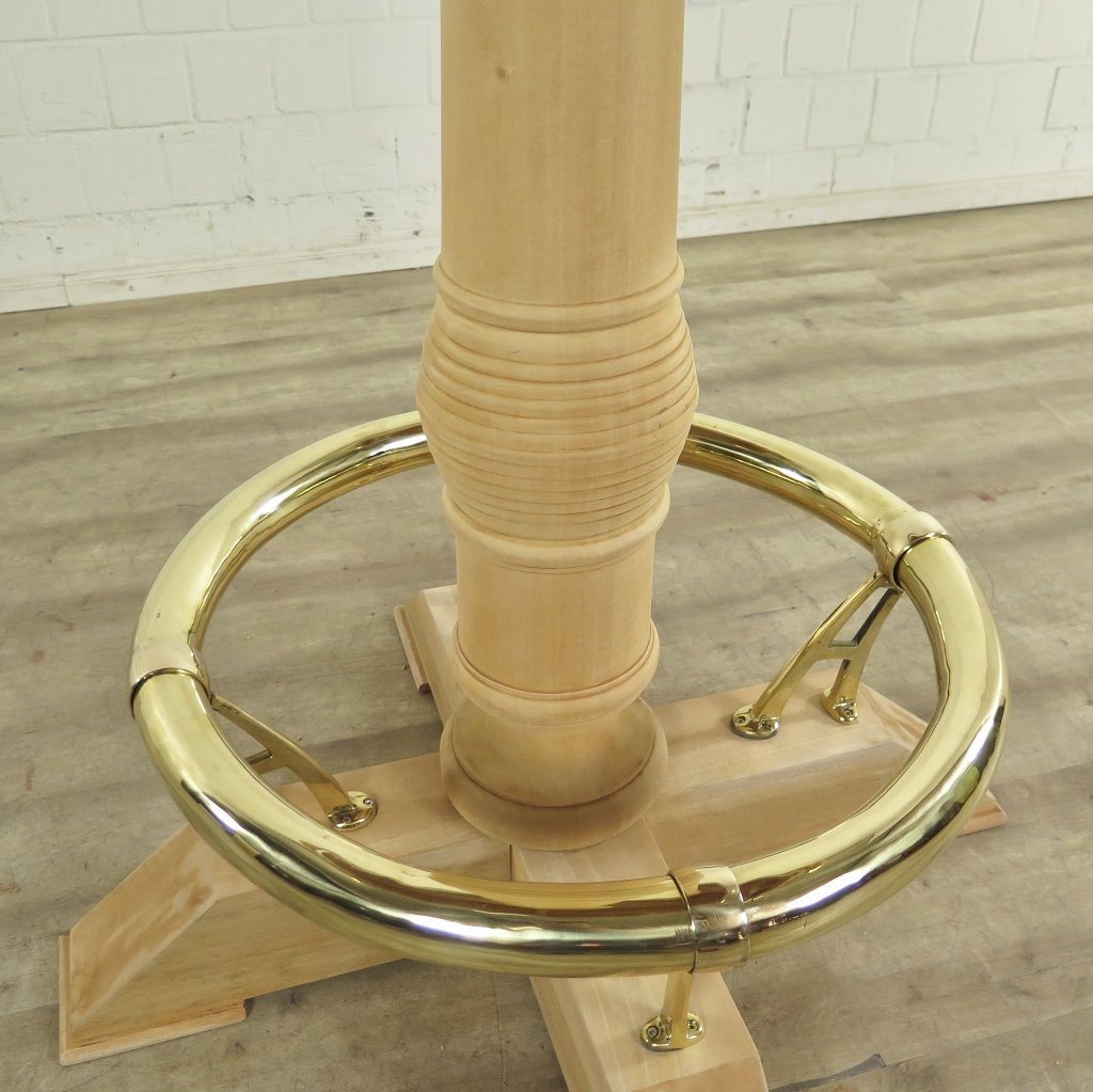 Stehtisch Bartisch Mahagoni Ø 0,93