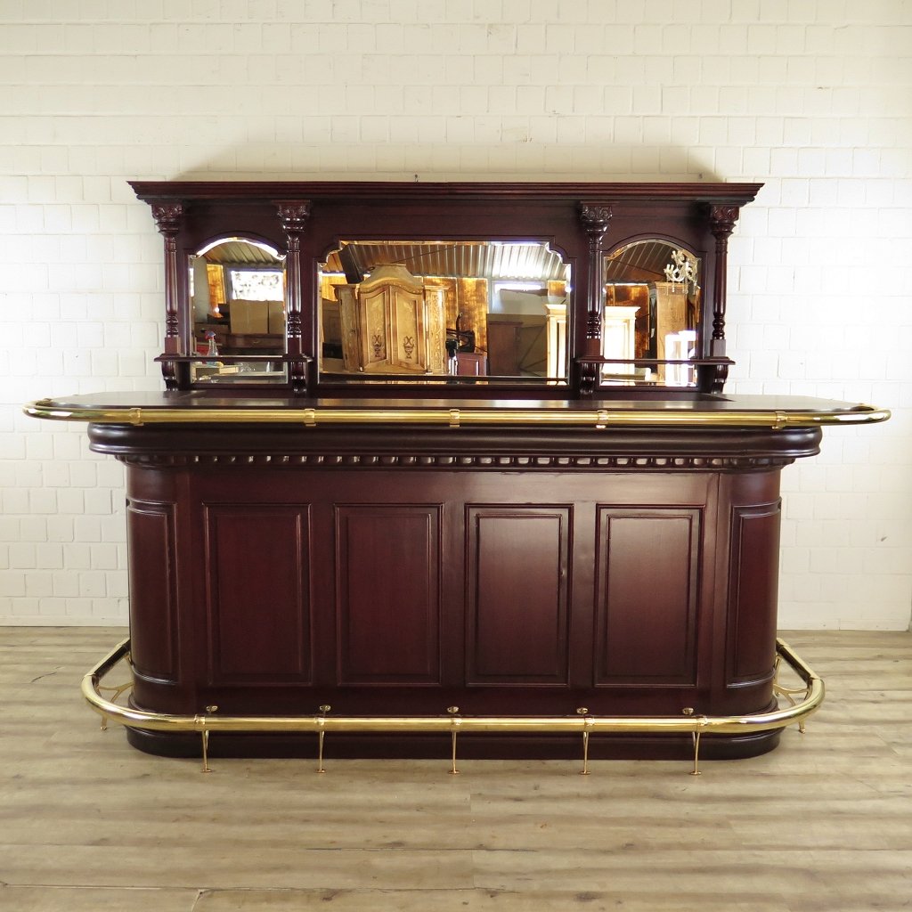 Empire Bar Theke Mahagoni 2,66 m