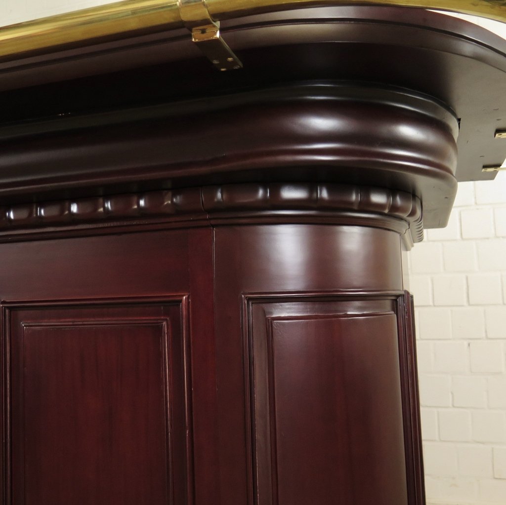 Empire Bar Theke Mahagoni 2,66 m