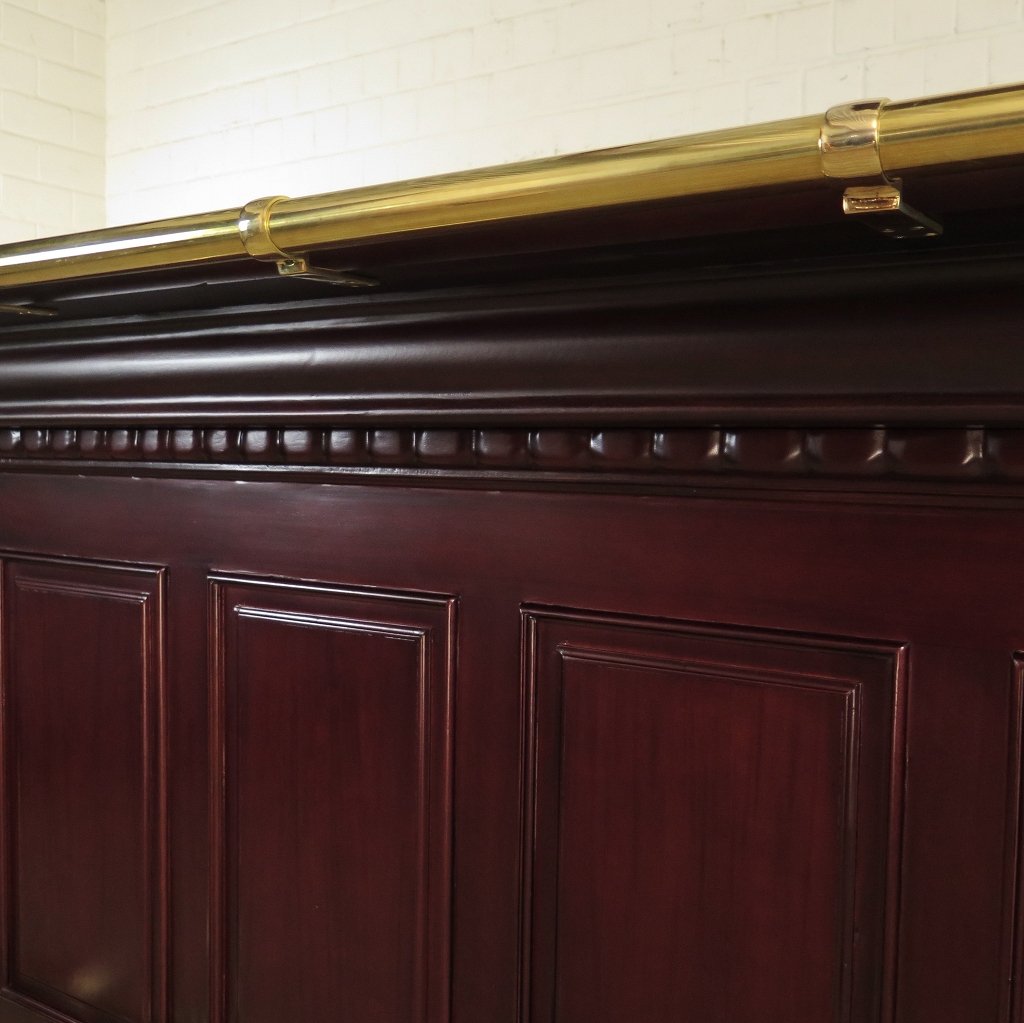 Empire Bar Theke Mahagoni 2,66 m