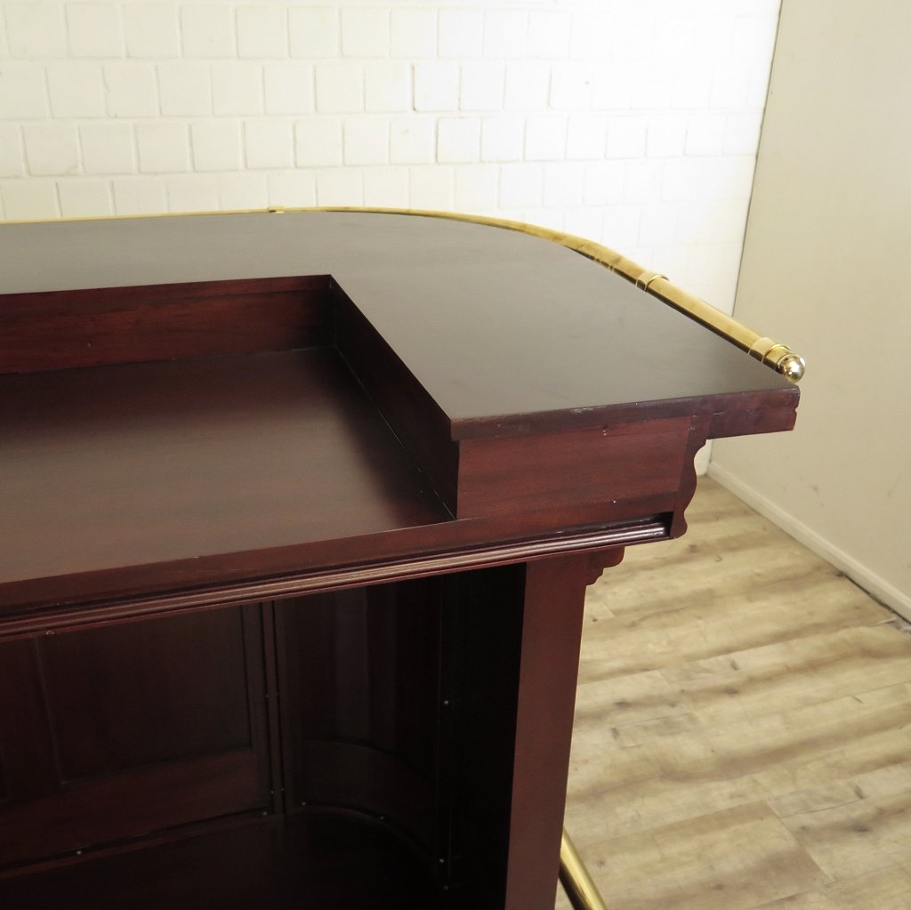 Empire Bar Theke Mahagoni 2,66 m