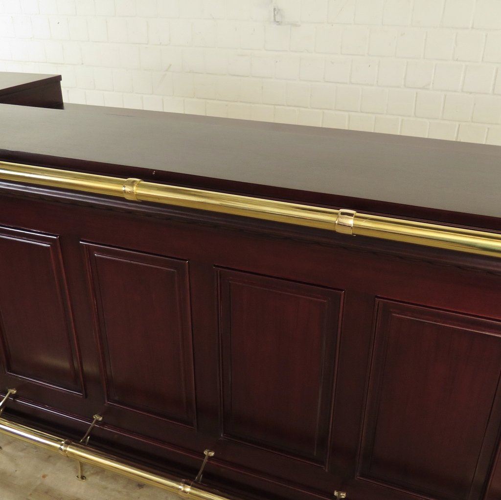 Empire Bar Theke Mahagoni 2,66 m