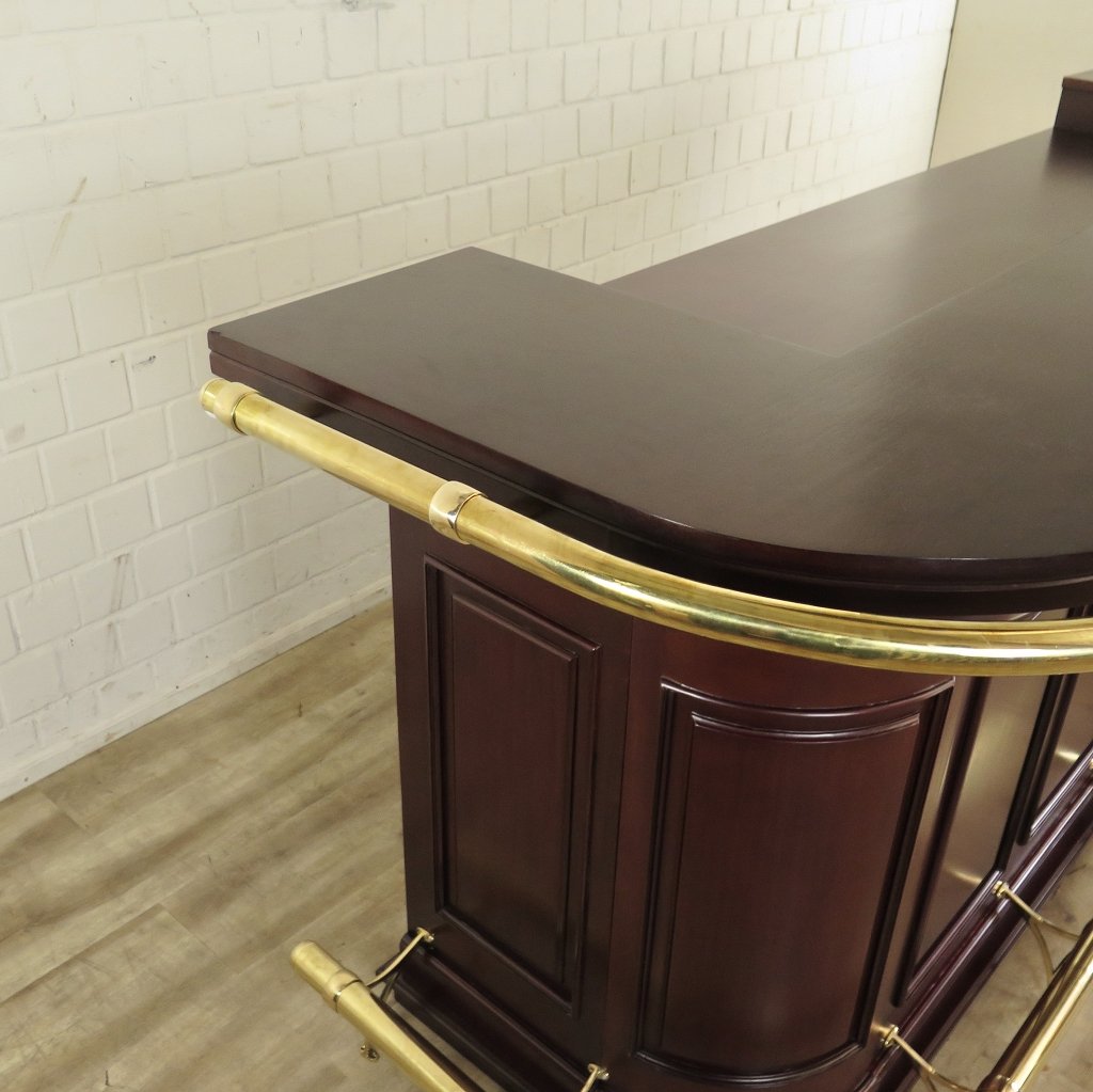 Empire Bar Theke Mahagoni 2,66 m