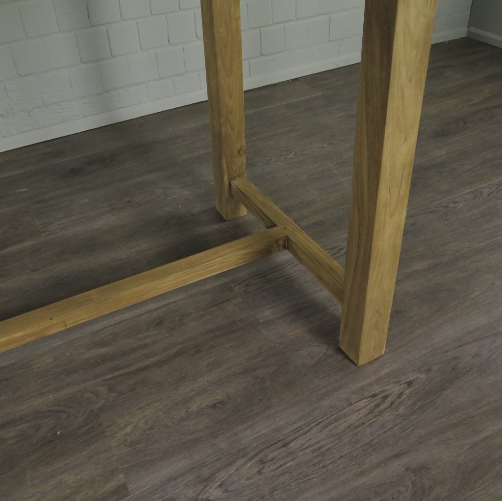 Stehtisch Teakholz 1,20 m x 0,80 m