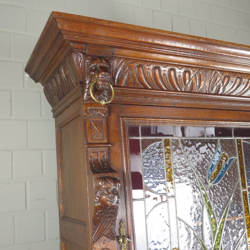 Buffetschrank Schrank Gründerzeit 1880 Eiche