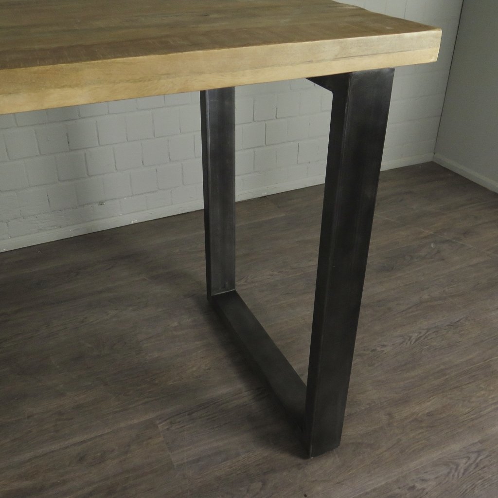 Stehtisch Bartisch Mangoholz 1,41 m x 0,81 m