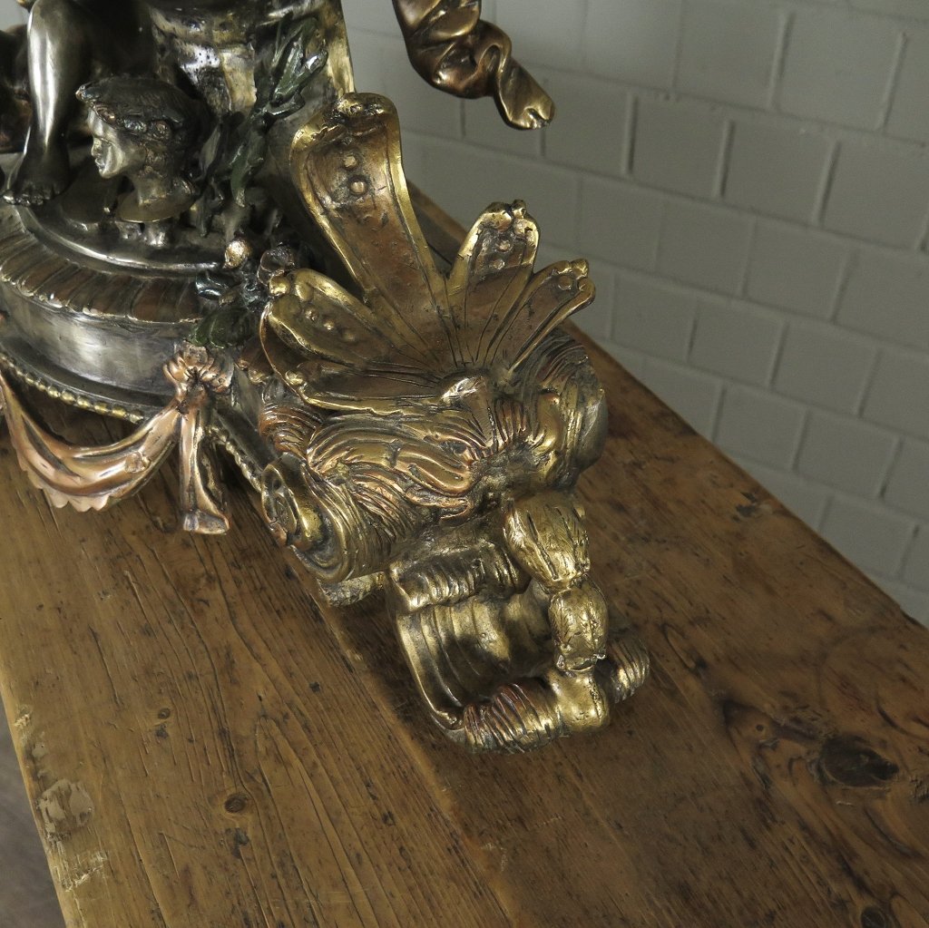 Skulptur Dekoration Putten Bronze 0,64 m