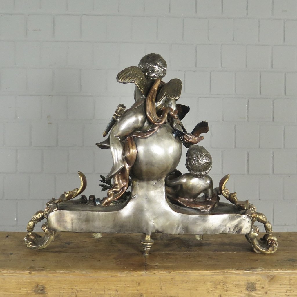 Skulptur Dekoration Putten Bronze 0,64 m